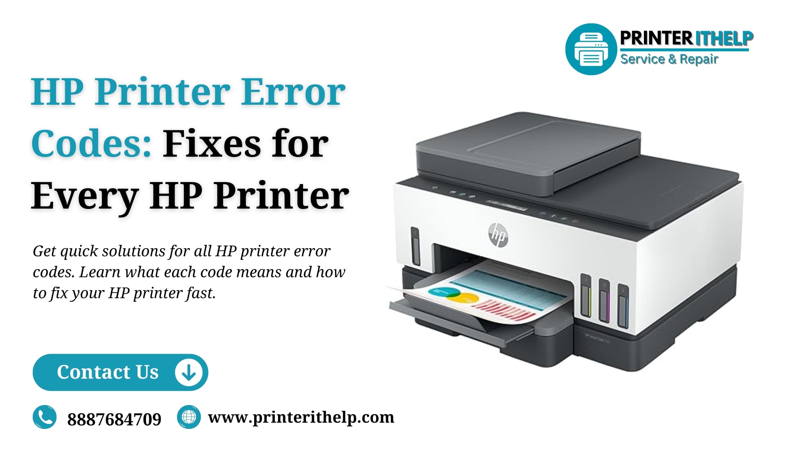 hp printer error codes